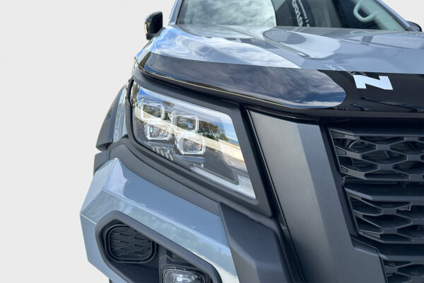 Smoke Black Bonnet Protector to suit Nissan Navara NP300 (2022-2025) - Image 5
